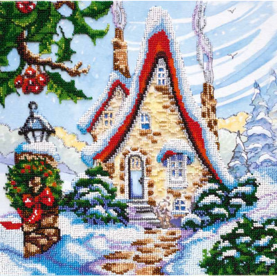 Казкова зима-1 |  арт. AB-457 | Набір для вишивки бісером