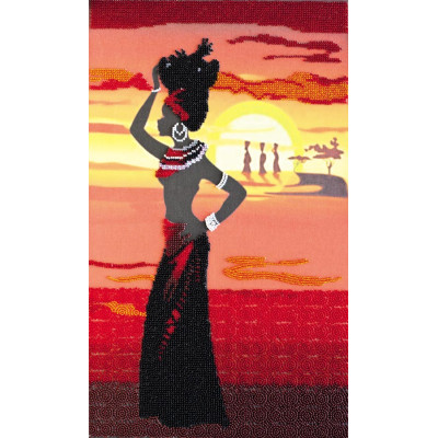 Африка-2 |  арт. AB-467 | Набір для вишивки бісером