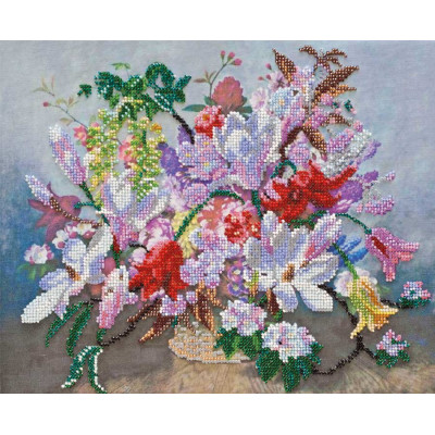 Бузкові сутінки |  арт. AB-474 | Набір для вишивки бісером