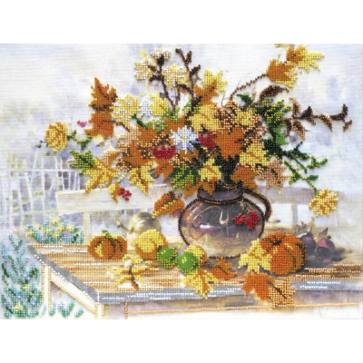 Осінній букет |  арт. AB-496 | Набір для вишивки бісером