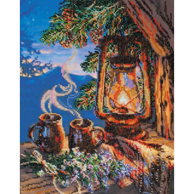 Вечірній чай |  арт. AB-500 | Набір для вишивки бісером