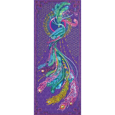 Перо Жар-птиці |  арт. AB-506 | Набір для вишивки бісером