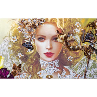 Незнайомка |  арт. AB-522 | Набір для вишивки бісером