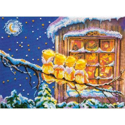 Милі янголята |  арт. AB-527 | Набір для вишивки бісером