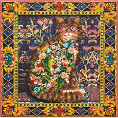 Казка про кота | арт. AB-544 | Набір для вишивки бісером Казка про кота | арт. AB-544 | Набір для вишивки бісером