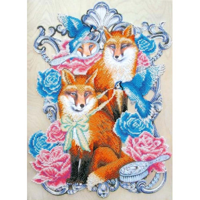 Лисяче свято |  арт. AB-553 | Набір для вишивки бісером