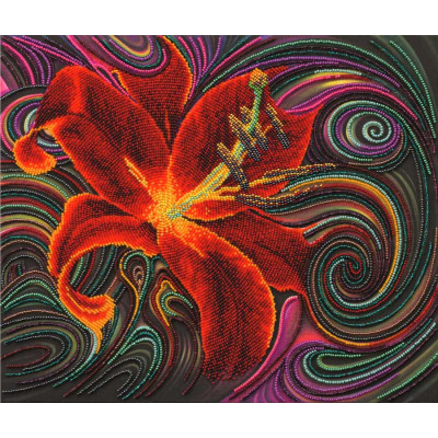 Чудова лілея |  арт. AB-558 | Набір для вишивки бісером