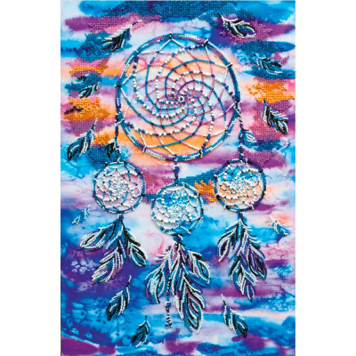 Амулет ловець снів |  арт. AB-584 | Набір для вишивки бісером