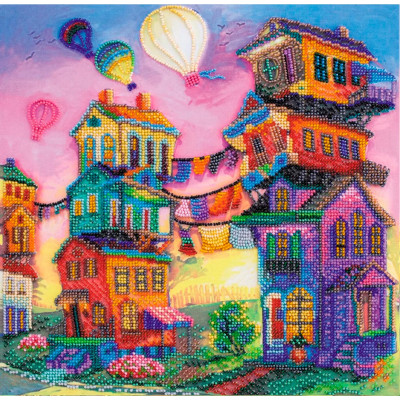 Під кольоровими небесами |  арт. AB-589 | Набір для вишивки бісером