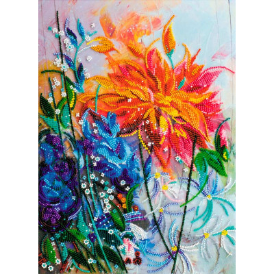 Жар-квітка |  арт. AB-601 | Набір для вишивки бісером