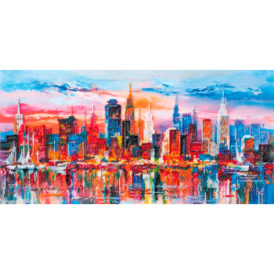 Вечірнє місто |  арт. AB-637 | Набір для вишивки бісером