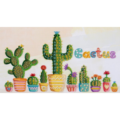 Кактуси |  арт. AB-648 | Набір для вишивки бісером