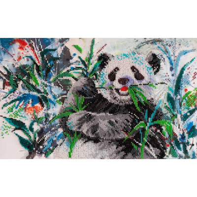 Бамбуковий ведмідь |  арт. AB-651 | Набір для вишивки бісером