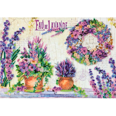 Лавандове шантільї |  арт. AB-665 | Набір для вишивки бісером