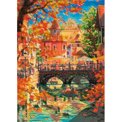 Краса осені |  арт. AB-666 | Набір для вишивки бісером