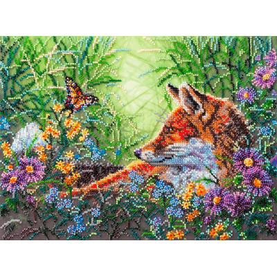 В траві |  арт. AB-673 | Набір для вишивки бісером