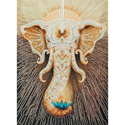 Білий |  арт. AB-681 | Набір для вишивки бісером