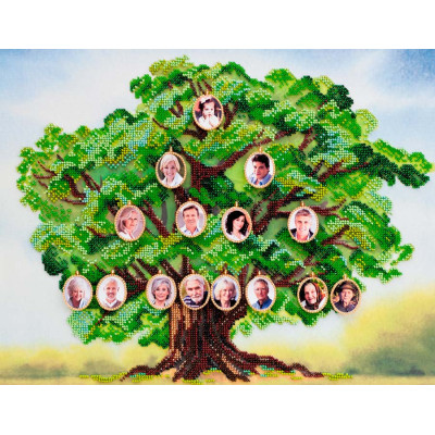 Дерево роду |  арт. AB-697 | Набір для вишивки бісером