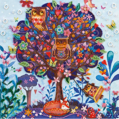 Лисячий сон |  арт. AB-718 | Набір для вишивки бісером