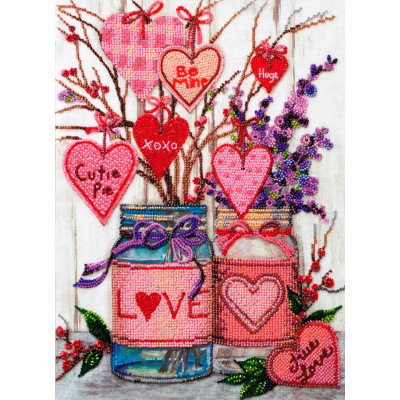 Про кохання |  арт. AB-729 | Набір для вишивки бісером