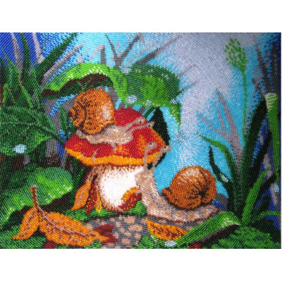 Равлики |  арт. 108 | Набір для вишивки бісером