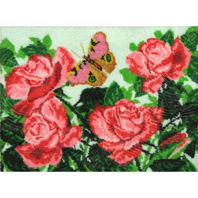 Метелики й троянди |  арт. 117 | Набір для вишивки бісером