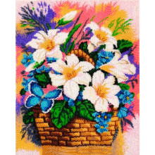 Кошик з лілеями