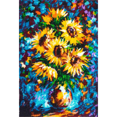 Соняшники в вазі |  арт. 179 | Набір для вишивки бісером