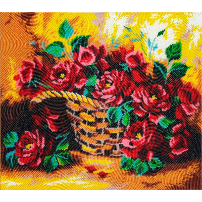 Сонячні троянди |  арт. 181 | Набір для вишивки бісером