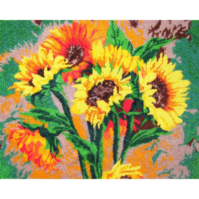 Букет соняшників | арт. 221 | Набір для вишивки бісером Букет соняшників | арт. 221 | Набір для вишивки бісером