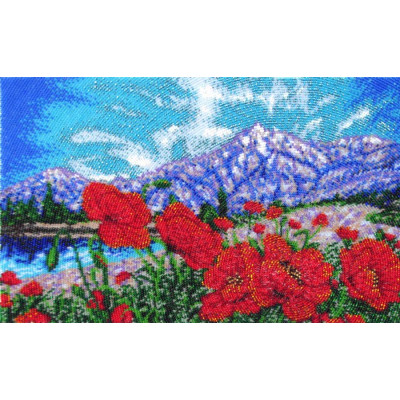 Горні маки |  арт. 239 | Набір для вишивки бісером