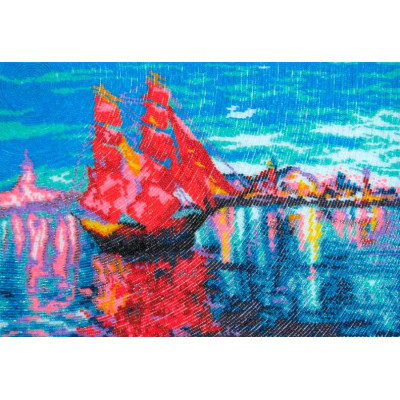Червоні вітрила |  арт. 331 | Набір для вишивки бісером