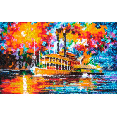 Пароплав |  арт. 374 | Набір для вишивки бісером