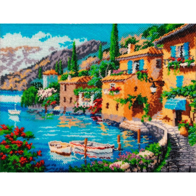 Італійське селище |  арт. 389 | Набір для вишивки бісером