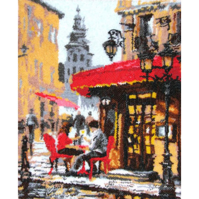 Вуличне кафе |  арт. 488 | Набір для вишивки бісером