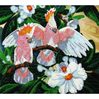 Какаду |  арт. 518 | Набір для вишивки бісером
