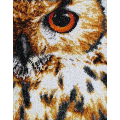 Око сови |  арт. 530 | Набір для вишивки бісером