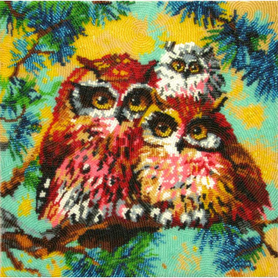 Совина сімейка |  арт. 532 | Набір для вишивки бісером