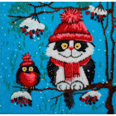 Горобиновий дует |  арт. 538 | Набір для вишивки бісером