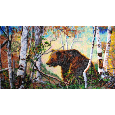 Ведмідь |  арт. 586 | Набір для вишивки бісером