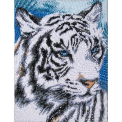 Білий тигр |  арт. 621 | Набір для вишивки бісером