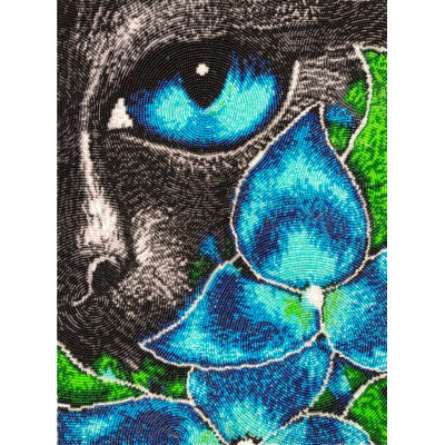 Кіт Нуар |  арт. 652 | Набір для вишивки бісером