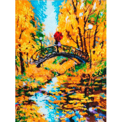 Осінній місточок |  арт. 829 | Набір для вишивки бісером