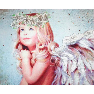 Ангел з ліліями |  арт. БП-103 | Набір для вишивки бісером