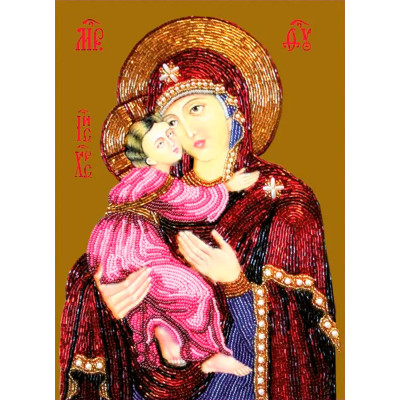 Богородиця Володимирська |  арт. БП-116 | Набір для вишивки бісером
