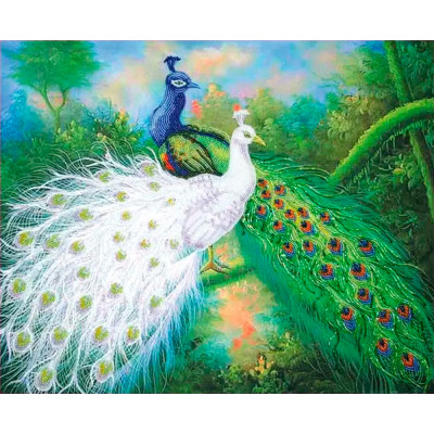 Павичі |  арт. БП-119 | Набір для вишивки бісером