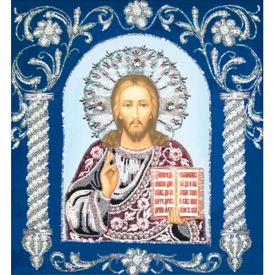 Спаситель в рамці |  арт. БП-126 | Набір для вишивки бісером