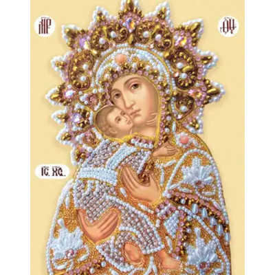 Богородиця Володимирська |  арт. БП-160 | Набір для вишивки бісером