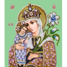 Богородиця Нев'янучий цвіт у рамці