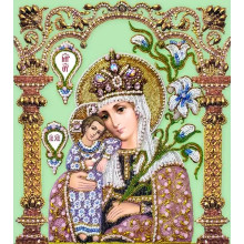 Богородиця Нев'янучий цвіт у рамці